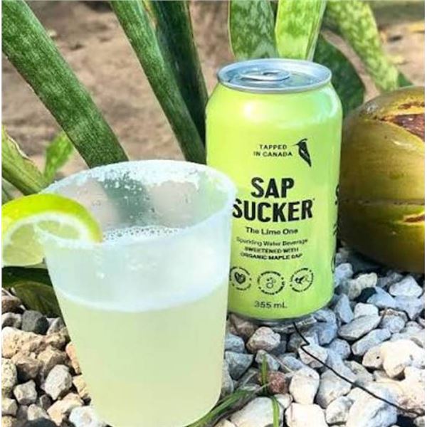 Sapsucker The Lime One Sparkling Water 12x355