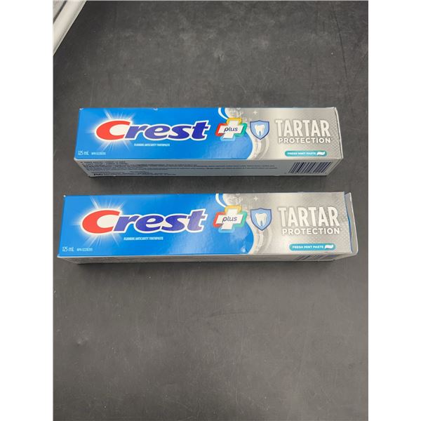 2 Crest Plus Tartar Protection Toothpaste Set
