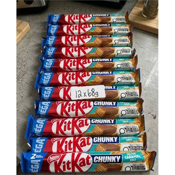 NestlÃ© KitKat Chunky Mega 68g x 12 Bars