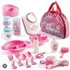 Image 1 : Prextex Baby Doll Accessories Set, 18pcs