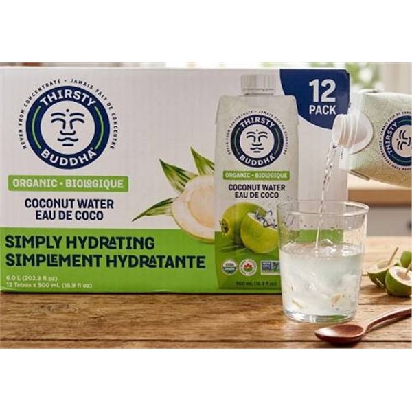 Thirsty Buddha Organic Coconut Water 6L
