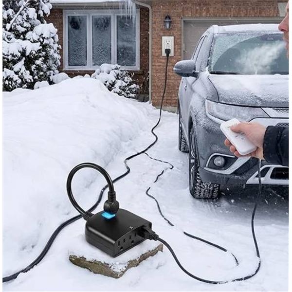 Prime WiFi Smart Outdoor Outlets 2-Pack