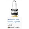 Image 2 : Master Lock 1KALJ Commercial Steel Padlock