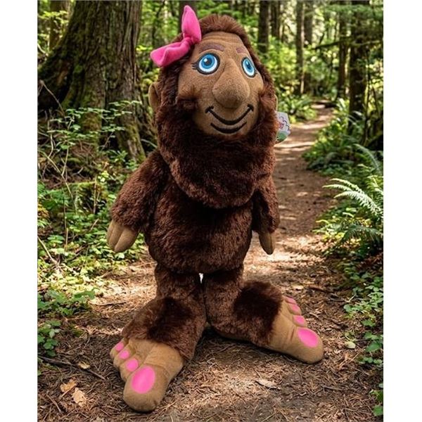 Ms. Bigfoot Shesquatch Plush Toy Aprox 21"