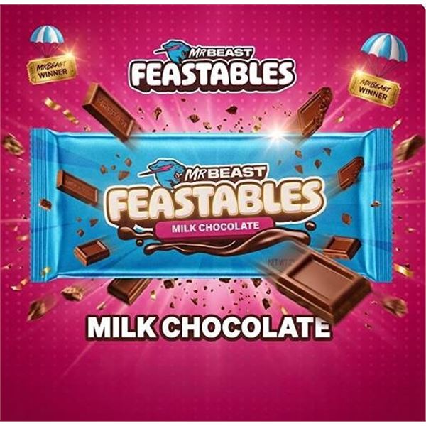 MrBeast World's Best Chocolate 10-Bar Box - Milk Chocolate