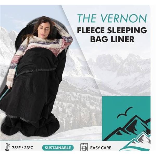 FE Active Fleece THE VERNONÂ  Sleeping Bag Liner New