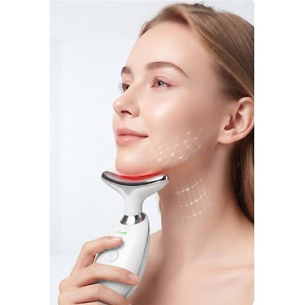 Facial & Neck Massager Red Light Therapy