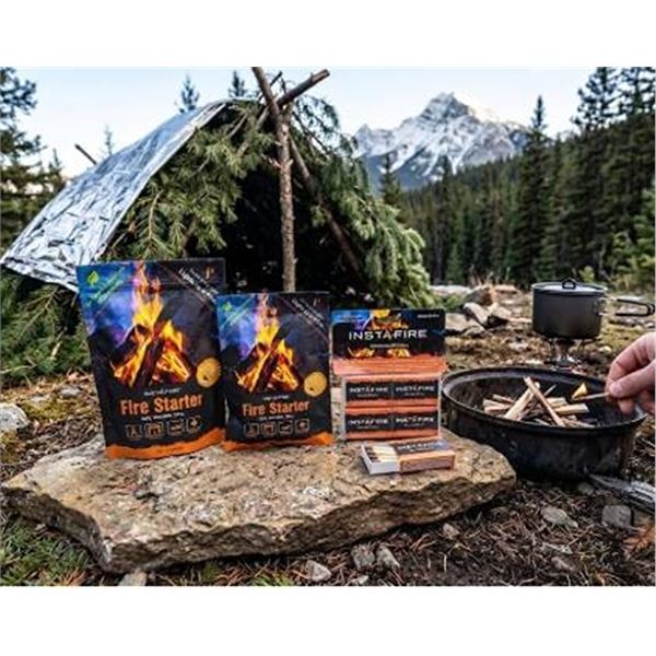 InstaFire Fire Starter Packs and Matches
