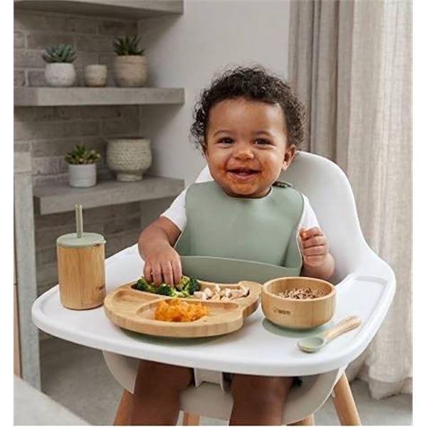 Lovley Squirrel Bamboo Baby Feeding Set and Gift Box