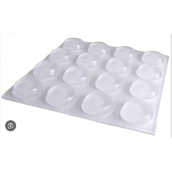 Toolmaster 1/2" Vinyl Bumpers, 16 pcs x12