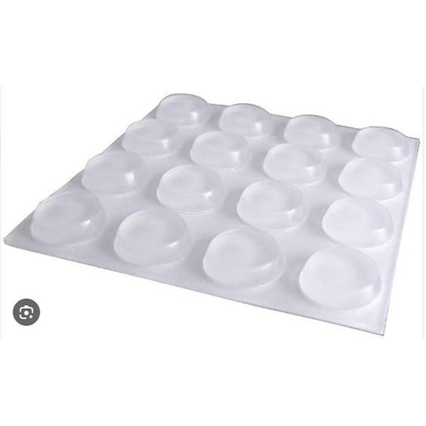 Toolmaster 1/2" Vinyl Bumpers, 16 pcs x12