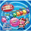 Image 1 : Dubble Bubble Assorted Gum Balls Box 24 PACKS OF 6