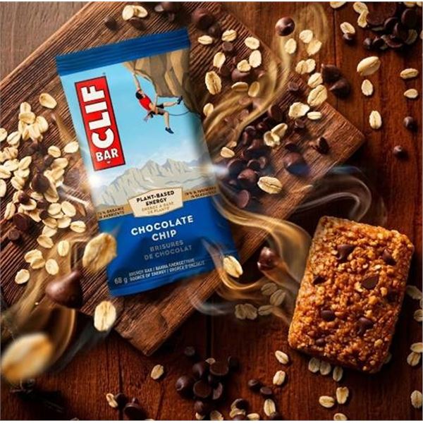 Clif Bar Chocolate Chip Energy Bars, 12-Pack