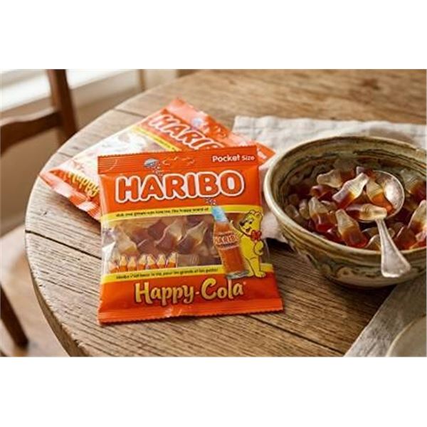 Haribo Happy Cola Gummy Candies 18x60g Mini bags