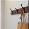 Image 1 : Amazon Basics 3-Hook Wall Coat Rack, Espresso