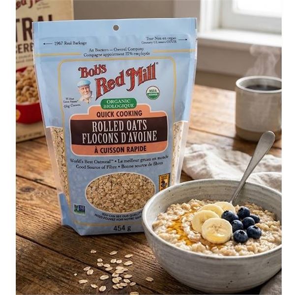 Bob's Red Mill Organic Rolled Oats, X454G