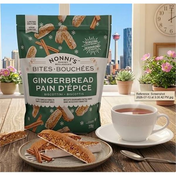 Nonni's Gingerbread Biscotti Bites 794g
