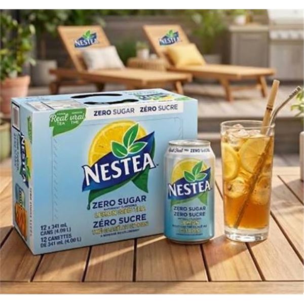 Nestea Zero Sugar Lemon Iced Tea 12X355ML