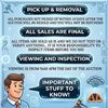 Image 1 : Auction Depot Auction Terms Sign