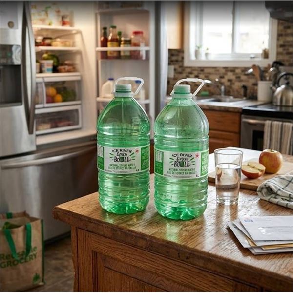 Ice River Green Bottle Spring Water 4L x 2