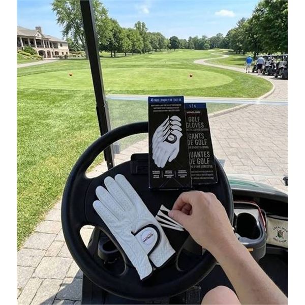 Kirkland Signature Golf Gloves L/G 4-Pack Right Hand Glove For the Left Hand Golfer