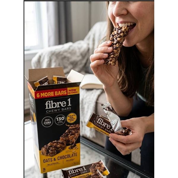 Fibre 1 Chewy Bars Oats & Chocolate 36-Count
