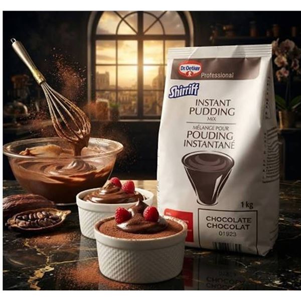 Shirriff Instant Chocolate Pudding 3 x 1kg