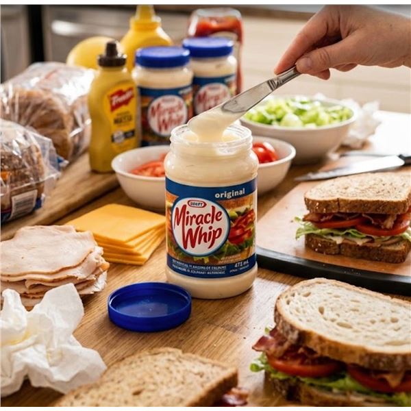 Kraft Miracle Whip Original Spread Lot of 4 x 475ml