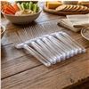 Image 1 : Prestee 300 Clear Plastic Forks by Perch