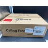 Image 2 : Linboro Low Profile Ceiling FanÂ  Black