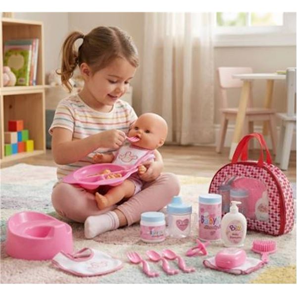 Prextex Baby Doll Accessories Set, 18pcs