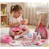 Image 1 : Prextex Baby Doll Accessories Set, 18pcs