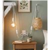 Image 1 : Cable Matters Hanging Lamp Cord 2-Pack 15ft White