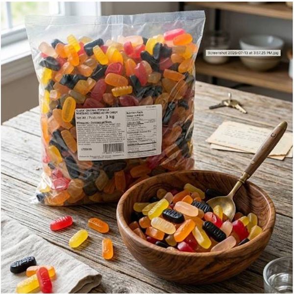 3 kg Bag Clare Original Formula Winegums