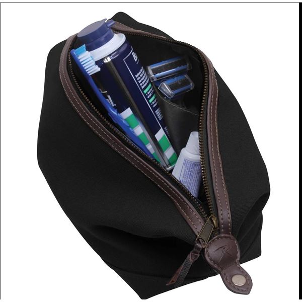 Rothco Canvas & Leather Travel Kit Black