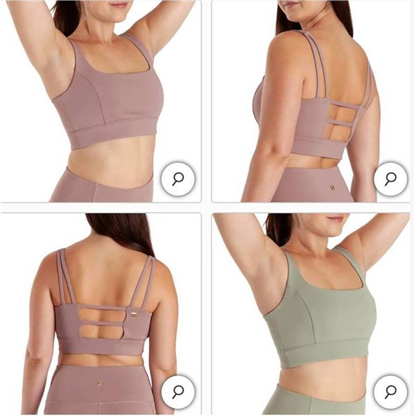 Aurum Sports Bra 2-Pack, Size Small