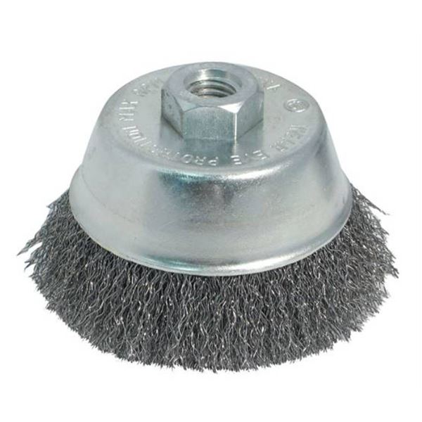 ROK 3" Crimped Wire Cup Brush 5/8-11