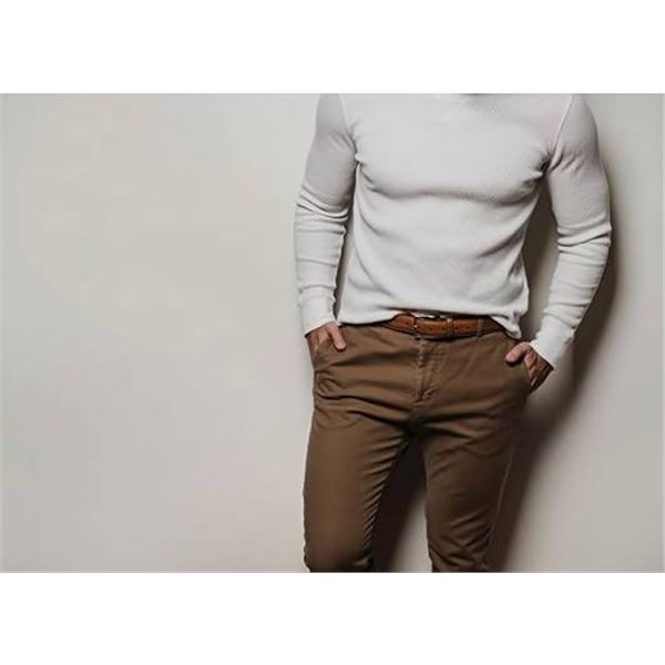 Casual Leather Men's Belt M/M 32-34