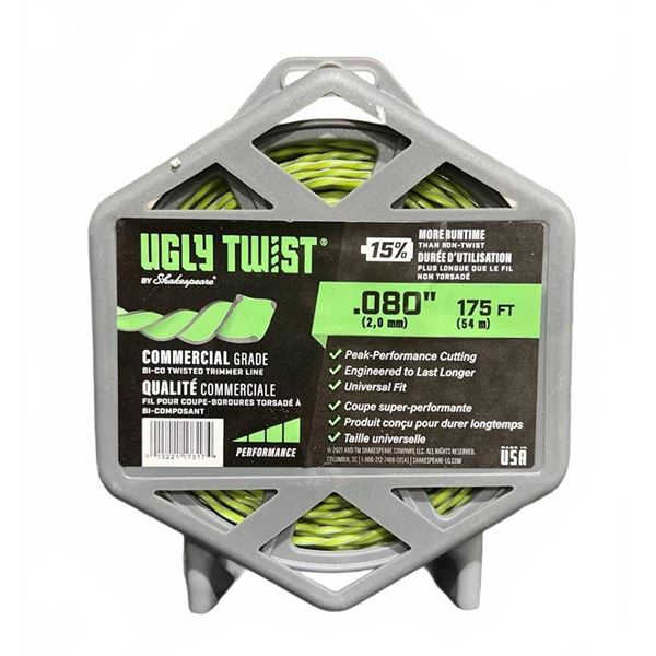 Shakespeare Ugly Twist Trimmer Line .080" 175