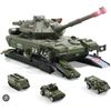 Image 1 : Cute Stone 2-in-1 Battle Tank Toy Set
