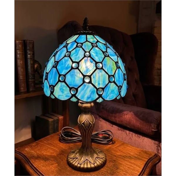 Lot of 2 FUMAT Tiffany Table Lamps