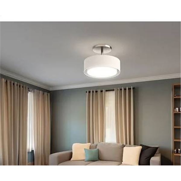 KODA Duo-Mount Fabric Drum Ceiling Light