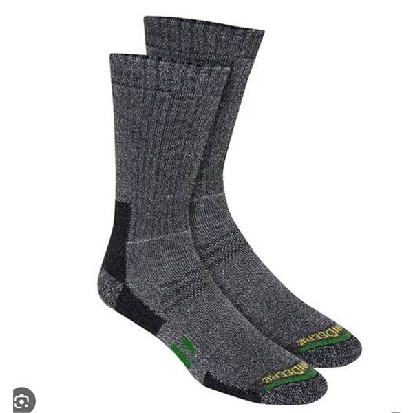 Lot of 2 - John Deere Men's Crew Socks,Â  6 Pairs