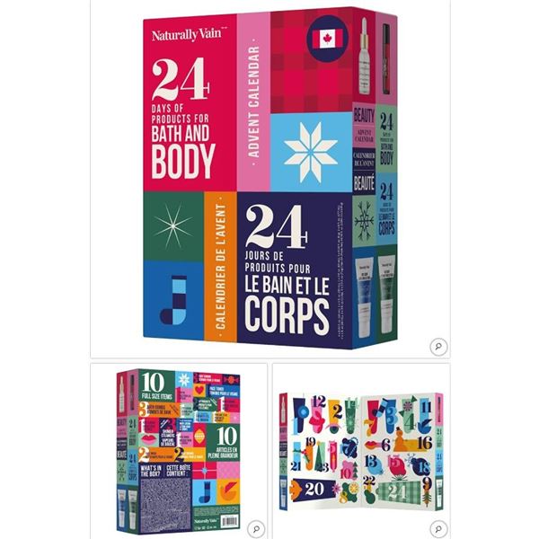 Naturally Vain 24-Day Bath and Body Advent
