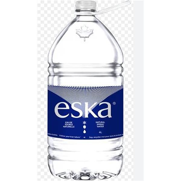 Eska Natural Spring Water 4 x 4L Bottles