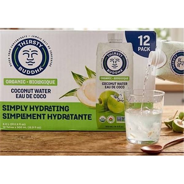 Thirsty Buddha Organic Coconut Water 11 x 500