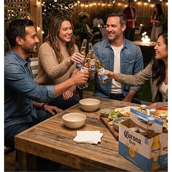 Lot of 2 - Corona Cero Non-Alcoholic Beer 12-Pack x 330ml