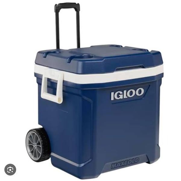 Igloo MaxCold Latitude 62 Qt Roller Cooler