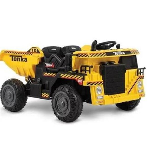 Huffy Tonka 12V Battery Ride-On Dump Truck