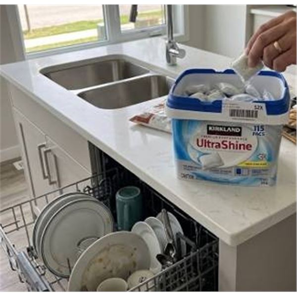 Kirkland UltraShine Dishwasher Detergent 115-pc